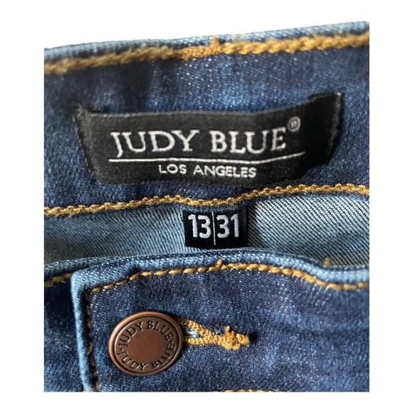 JUDY BLUE High Waist Flare Jeans Dark Wash Size 31 NWT - Picture 6 of 16
